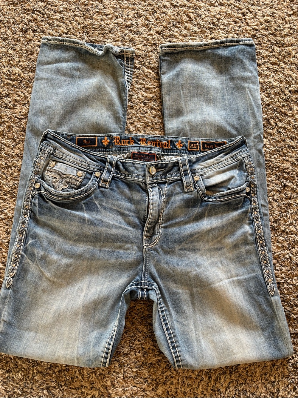 Rock Revival Yui Easy Bootcut Jeans size 29